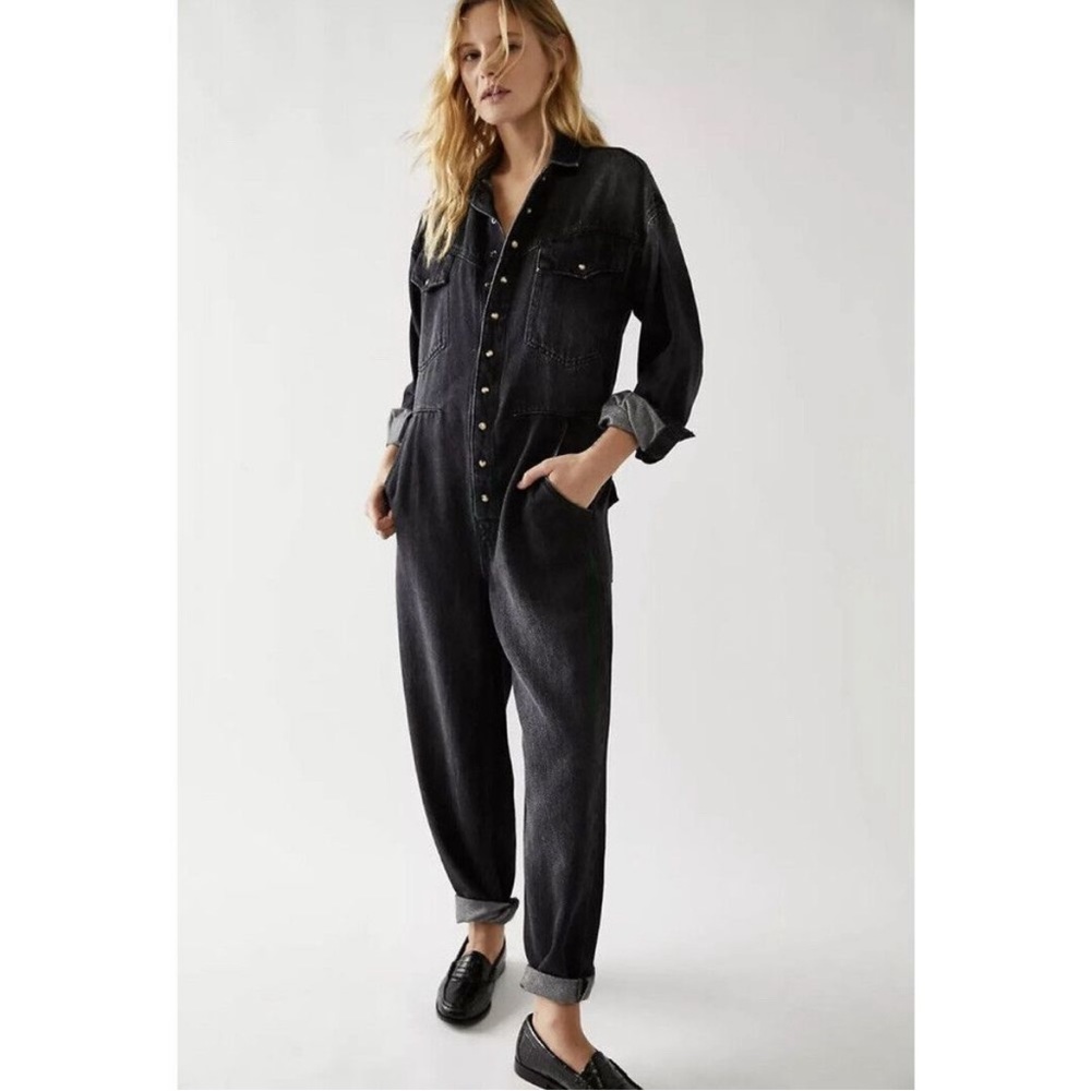 Free People X Care Fp Townes Coverall Jumpsuit, SIZE XS 0858